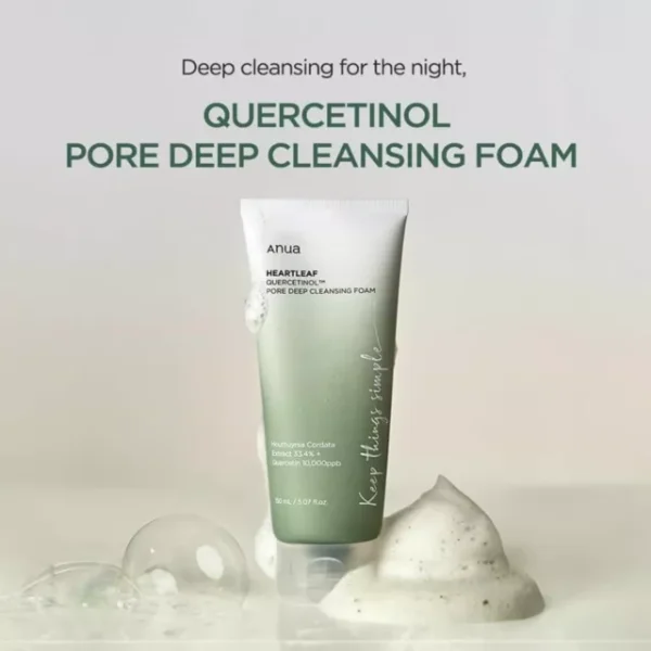 Anua Heartleaf Quercetinol Pore Deep Cleansing Foam (150ml) - Image 3