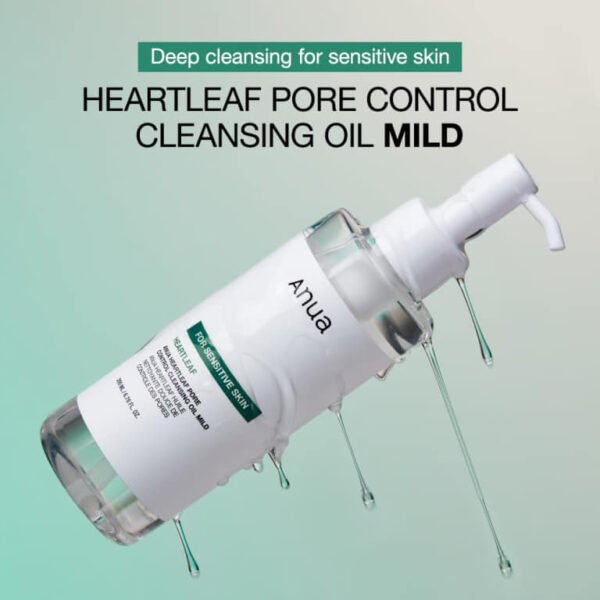 Anua Heartleaf Pore Control Cleansing Oil Mild (200ml) - Image 2