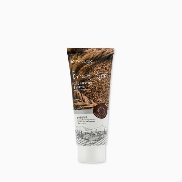 3W Clinic Brown Rice Foam Cleansing (100ml) - Image 2