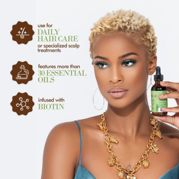 Mielle Rosemary Mint Scalp & Hair Strengthening Oil (59ml) - Image 2