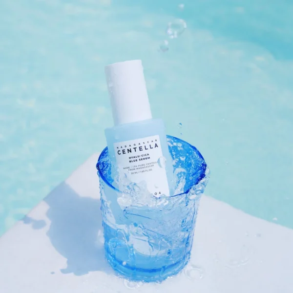 SKIN1004 Madagascar Centella Hyalu-Cica Blue Serum (50ml) - Image 2