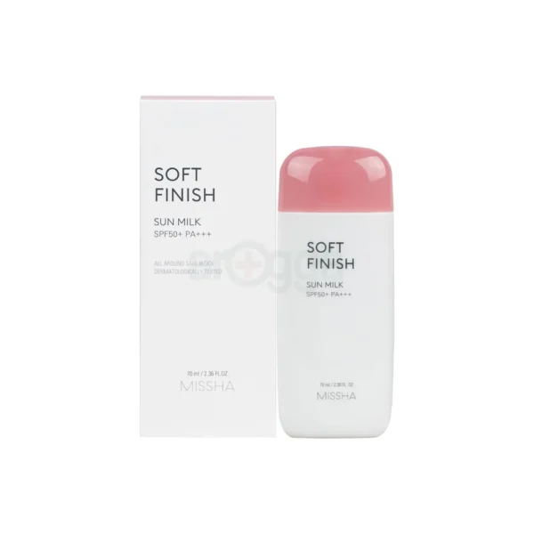 Missha All Around Safe Block Soft Finish Sun Milk SPF50+ Or PA+++ (70ml)