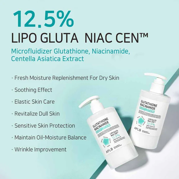 APLB Glutathione Niacinamide Body Lotion (300ml) - Image 2