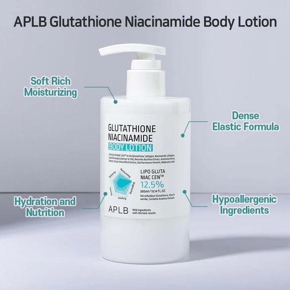 APLB Glutathione Niacinamide Body Lotion (300ml) - Image 3