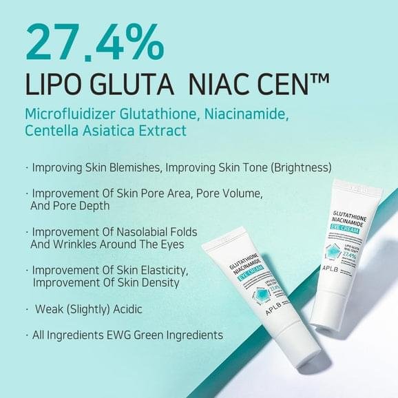 APLB Glutathione Niacinamide Eye Cream (20ml) - Image 2