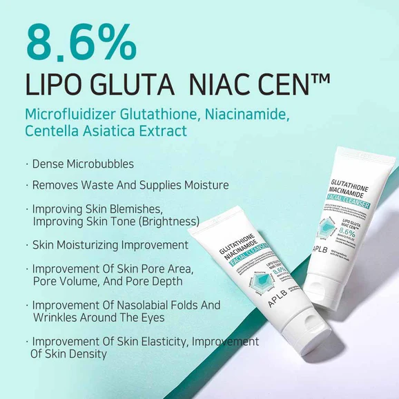 APLB Glutathione Niacinamide Facial Cleanser (80ml) - Image 7