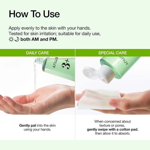 Anua Azelaic Acid 3+ Cica Skin Clarifying Toner (250ml) - Image 3