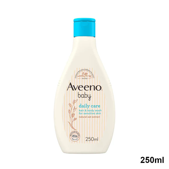 Aveeno Baby Daily Care Hair & Body Wash (250ml) - Image 1
