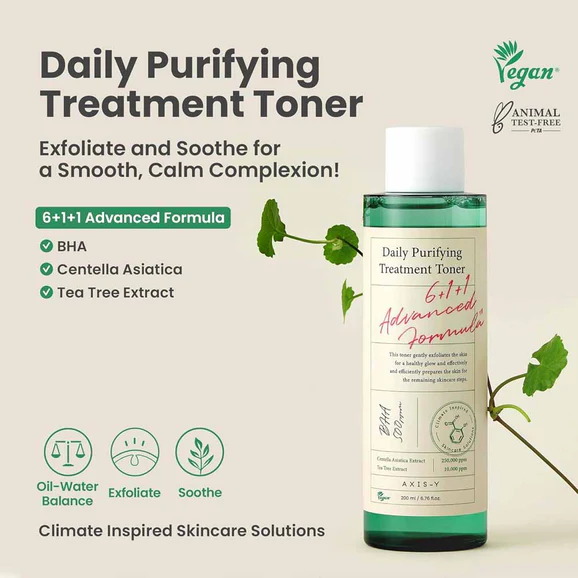 AXIS-Y Daily Purifying Treatment Toner (200ml) - Image 2