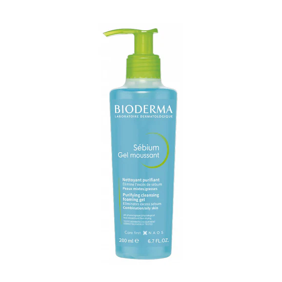 Bioderma Sebium Gel Moussant Purifying Cleansing Foaming Gel (200ml) - Image 1