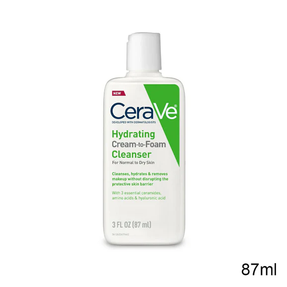 CeraVe Hydrating Cream-to-Foam Cleanser USA - Image 1