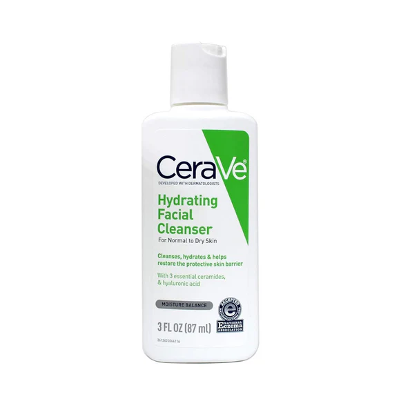 CeraVe Hydrating Facial Cleanser For Normal To Dry (USA) - Image 1