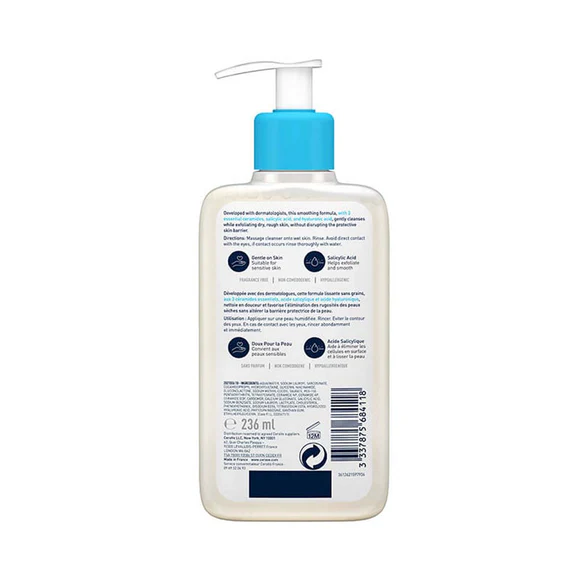 CeraVe SA Smoothing Cleanser France Version (236ml) - Image 2