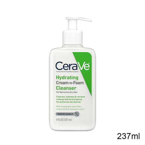 CeraVe Hydrating Cream-to-Foam Cleanser USA - Image 2