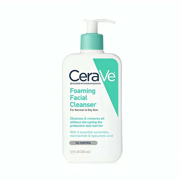 CeraVe Foaming Facial Cleanser For Normal to Oily (USA) - Image 3