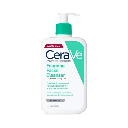 CeraVe Foaming Facial Cleanser For Normal to Oily (USA) - Image 2