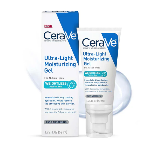 CeraVe Ultra-Light Moisturizing Gel USA (52ml) - Image 2