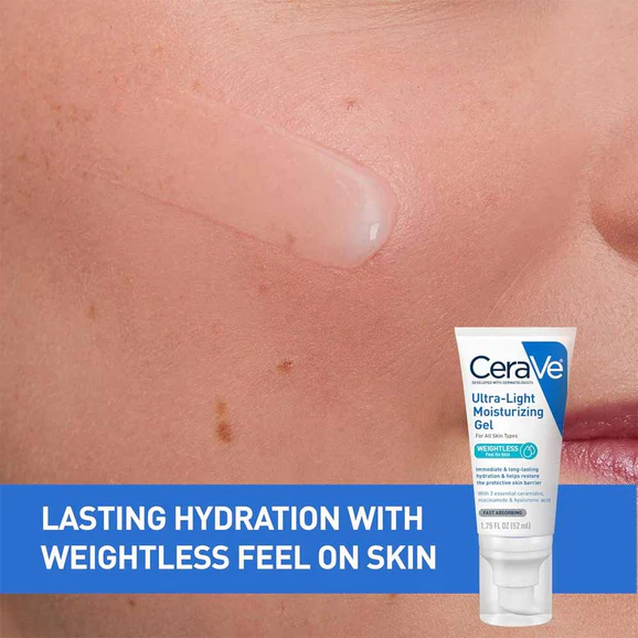 CeraVe Ultra-Light Moisturizing Gel USA (52ml) - Image 6
